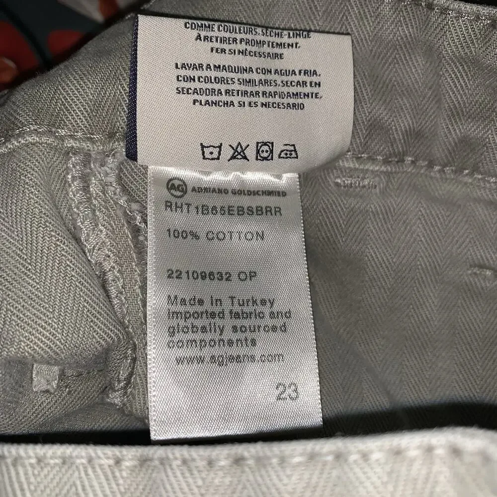 AG ADRIANO GOLDSCHMIED Pant 23 RELAXED STRAIGHT VTG Embroidered - Picture 11 of 13